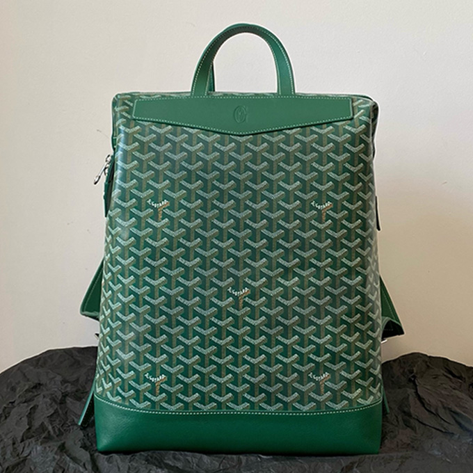 goyard cisalpin structured large capacity hand‑carry backpack bag